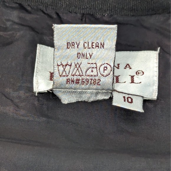 Adrianna Papell 10 Linen Blend Black White Blue Floral Sleeveless Midi Dress - Picture 13 of 13